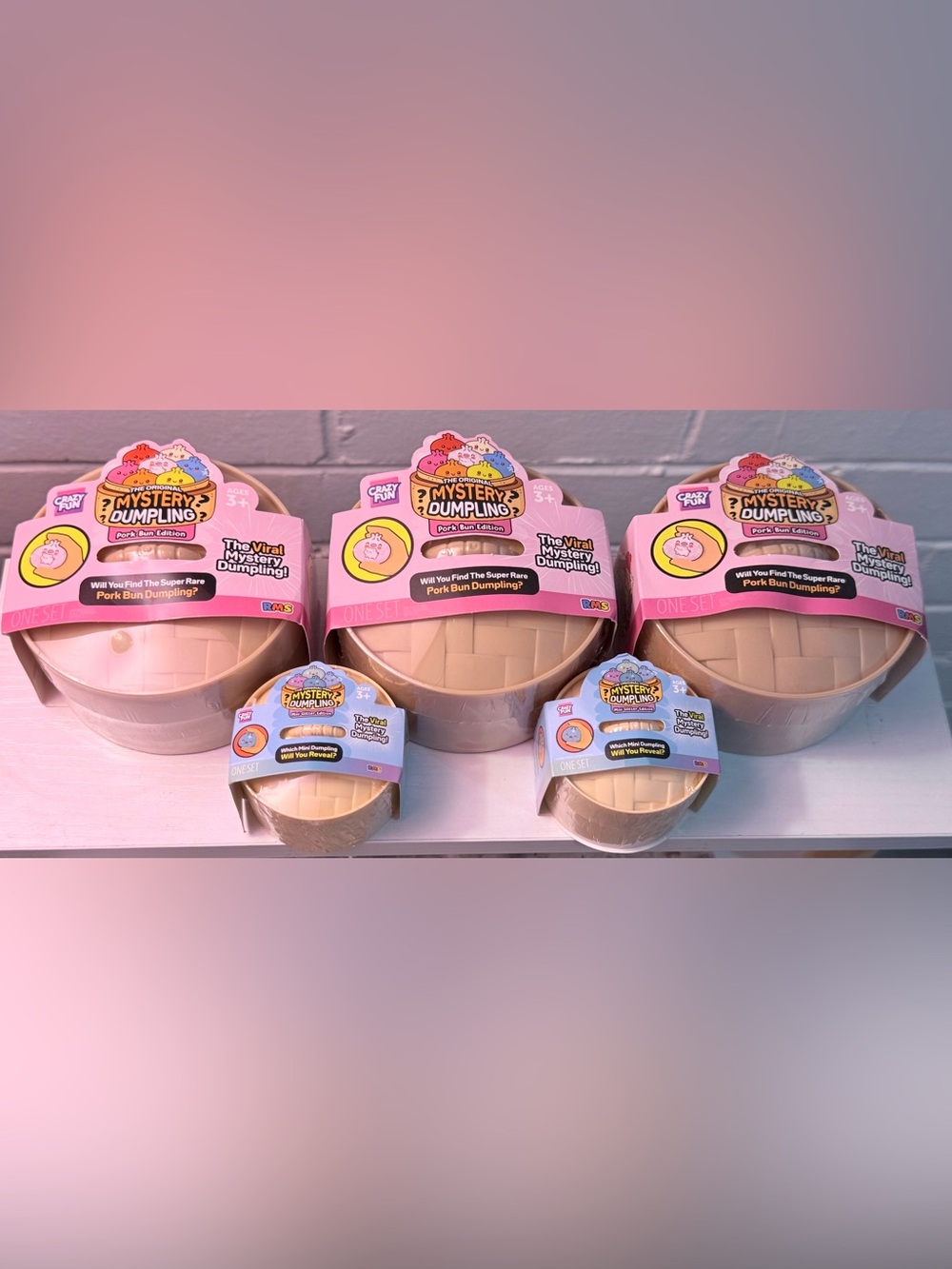 RMS Mystery Dumpling Pork Bun + Sealed RMS Mini Lot of 5 NEW Viral Squishies